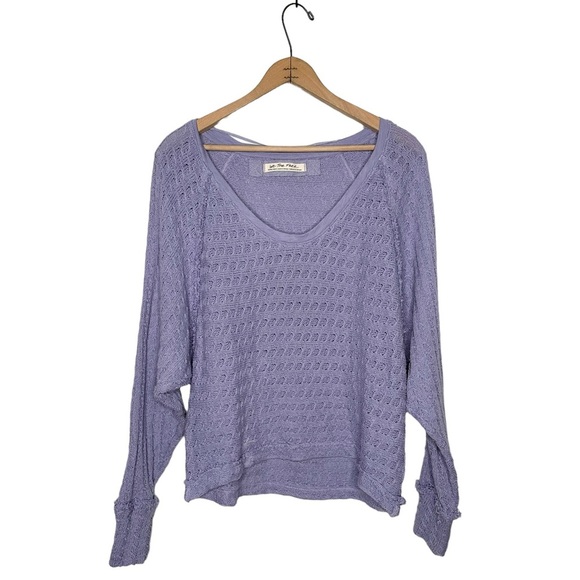 Free People | We The Free Thien Hacci Raw Seams Sweater Size XS - Picture 2 of 8